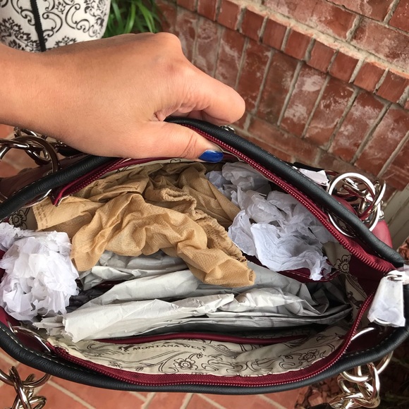 Montana west azetic collection chain handles bag - Picture 7 of 8